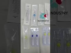 Cánula IV com Portão de Injecção 20G 22G 24G Borboleta IV Cateter
