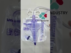 2000 ml Saco de urina de luxo para adultos Sacos de urina Coleção Saco de urina portátil